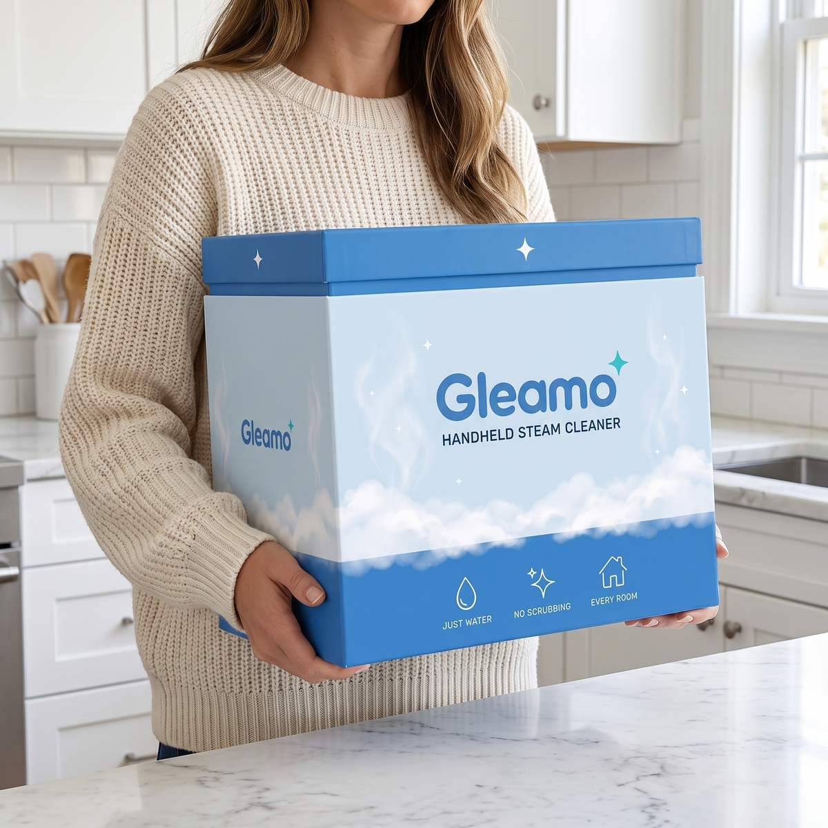 Gleamo™ Handheld Steam Cleaner